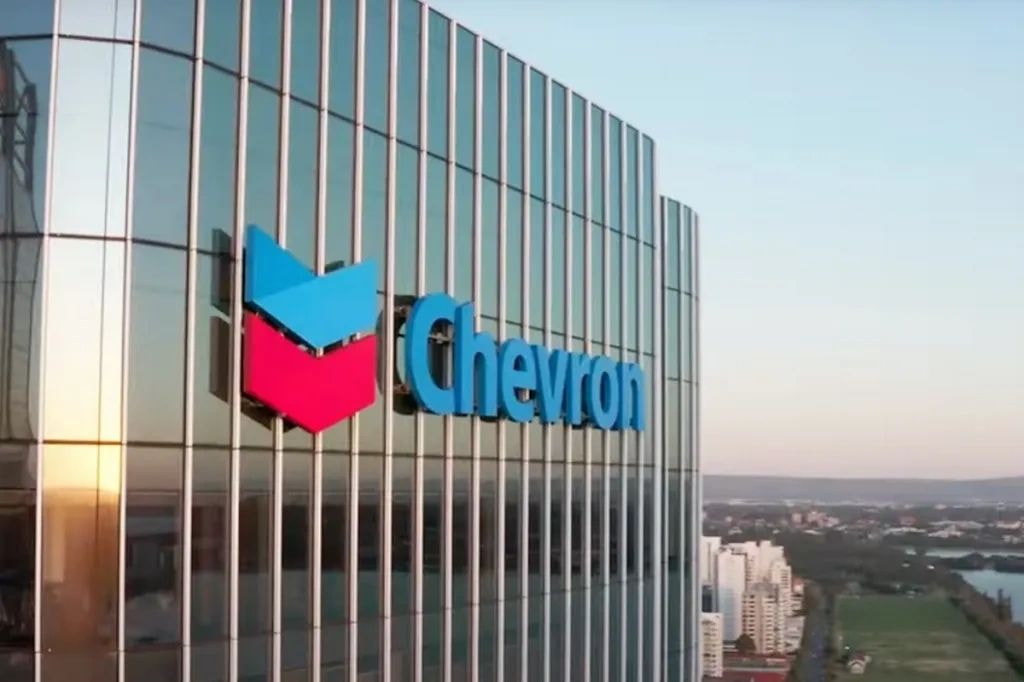 Chevron corporate office building facade
